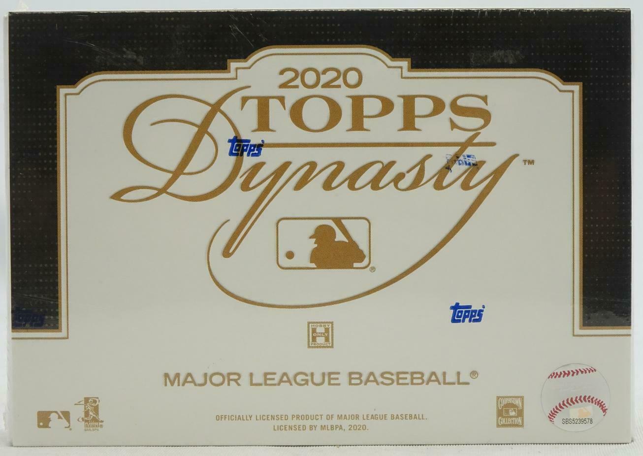 2020 TOPPS DYNASTY BASEBALL HOBBY BOX